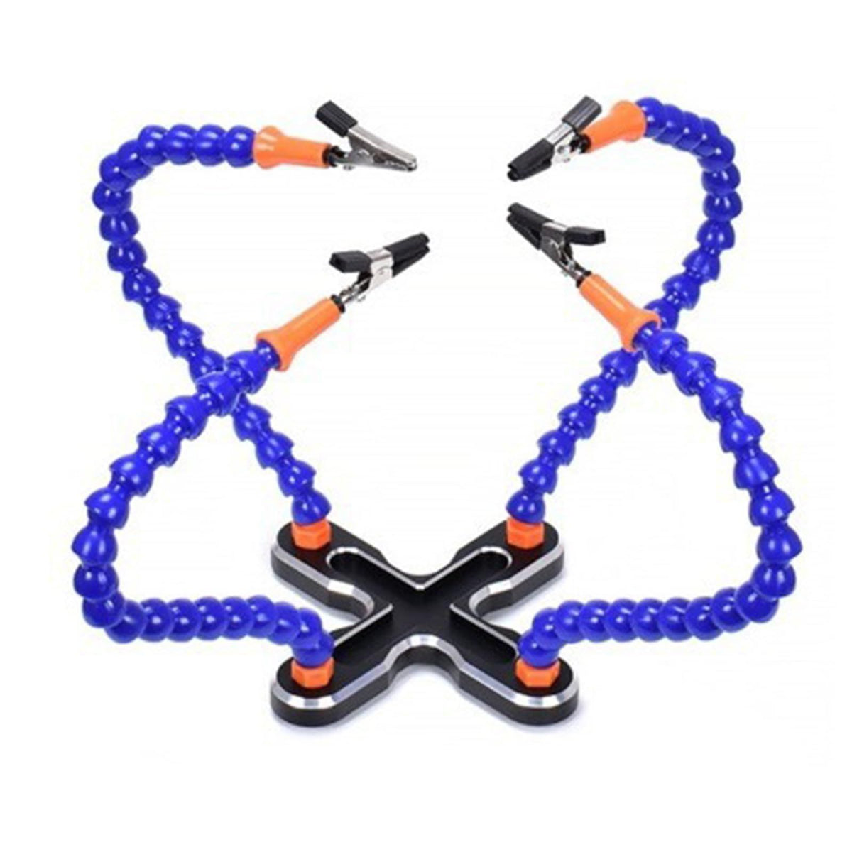 Professional Soldering Aid Helping Hand With Four Flexible Arms And Rotatable Alligators Clips For Craftsmanships