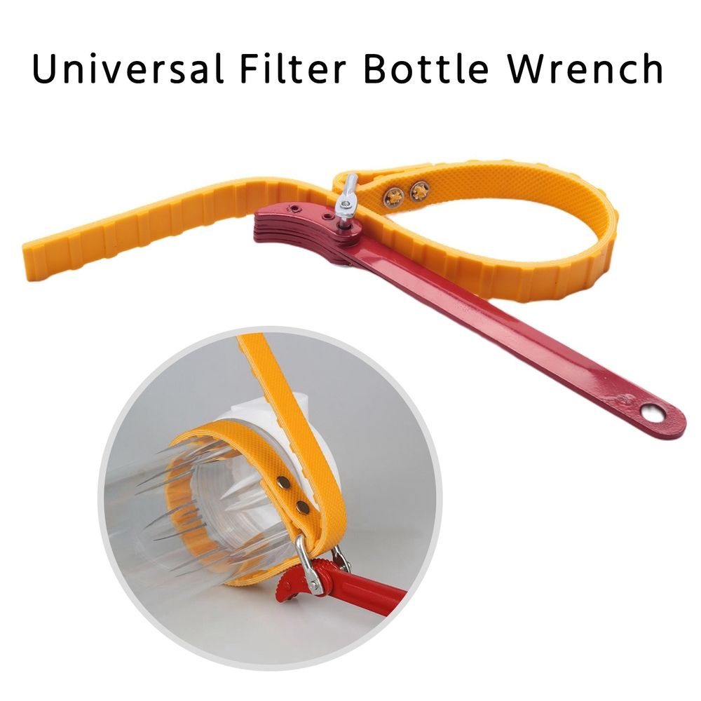 Universal Filter Bottle Wrench for Water Purifier Non-slip Belt Universal Wrench Remove 10 inch 20 inch Filter Bottle