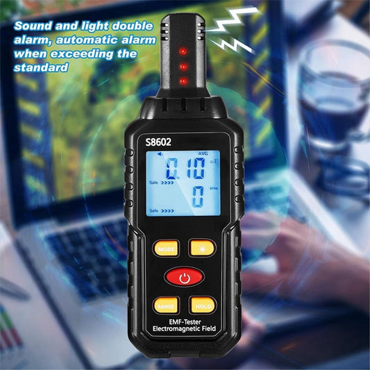 Ghost Detection Kit EMF Meter with Motion Activated Cat Balls, Black