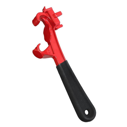 Bung Wrench & Bucket Opener Tool - Aluminum Drum Lid Remover for 5-55 Gallon Drums, Paint Cans, and Pails