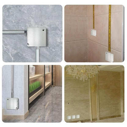 8pcs  Metal Electrical Box Cover Plate,Junction Box Covers,4 Inch Square Flat Blank Electric Box Cover