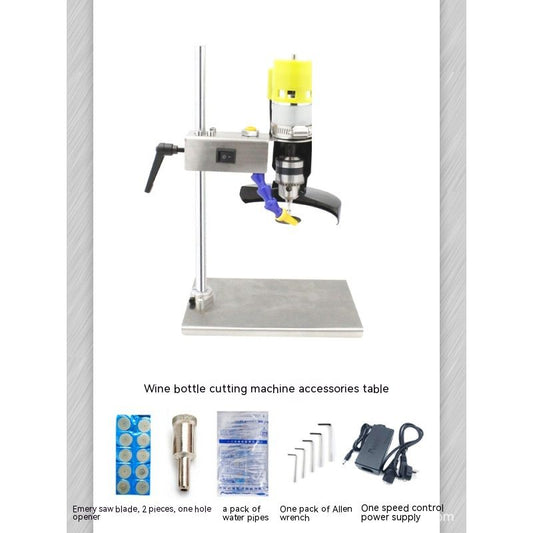 Electric Bottle Cutter, Electric Glass Bottle Cutter Cutting Tool Cutting Machine  Variable Speeds for DIY  Round Oval Glass Bottles Craft