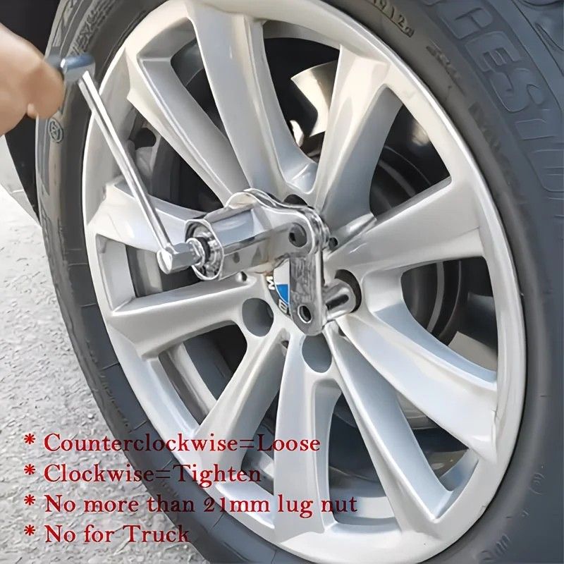 1:16 Gear Ratio Heavy Duty Torque Multiplier Wrench: 680 Nm Output Easily Removes Rusted Nuts, CR-V Alloy Steel Durable and Impact Resistant, Multiple Socket Sizes Compatible with Cars and SUVs, Effortless and Efficient Tire Changing.