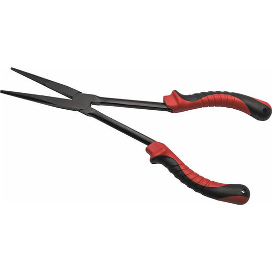 Multi-functional Fishing Pliers - Long Nose, Rust-proof & Anti-slip, Easy Hook Removal & Fish Control(Red straight pliers）