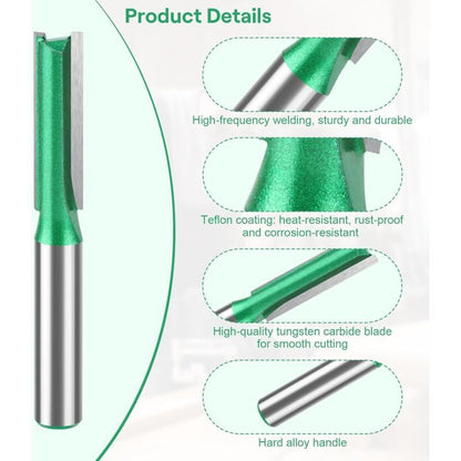 6, Wood Router Bits Copying Bits for Woodworking Bits Grooving Bits for Routers Piece Shank Router Bit Set, 6mm, 8mm, 3mm, 4mm, 5mm, 7mm