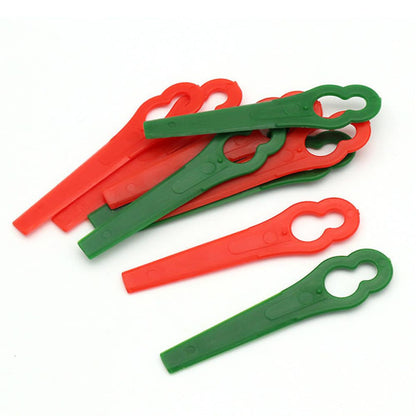 100 pcs Plastic Grass Trimmer Blades Cordless Trimmer Blades