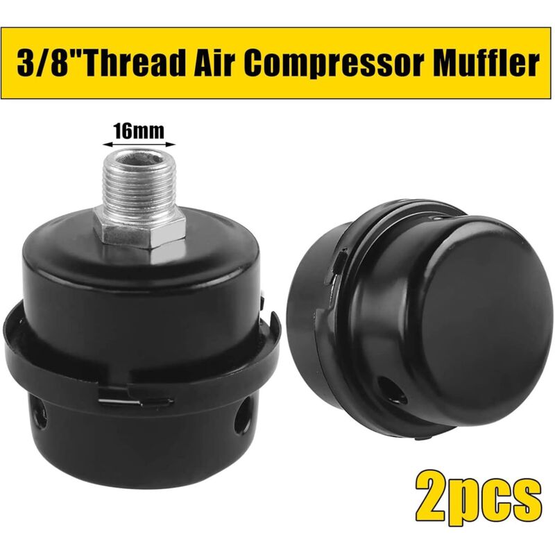 Pieces Air Filter Silencer, Air Compressor Filter Silencer, 3/8\" Air Compressor Filter 16mm