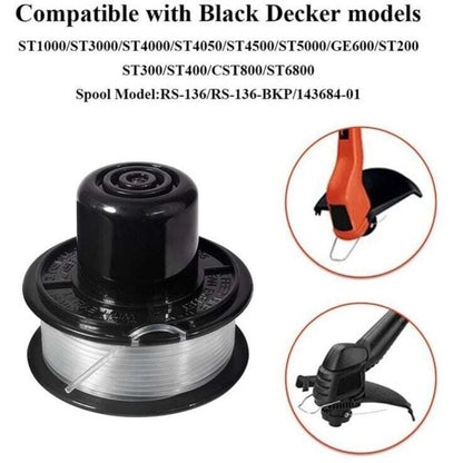 BLACK+DECKER Replacement Spool and Line for GL250/GL310/GL360 Models 11M x 1.6MM No.7 SAKA 18