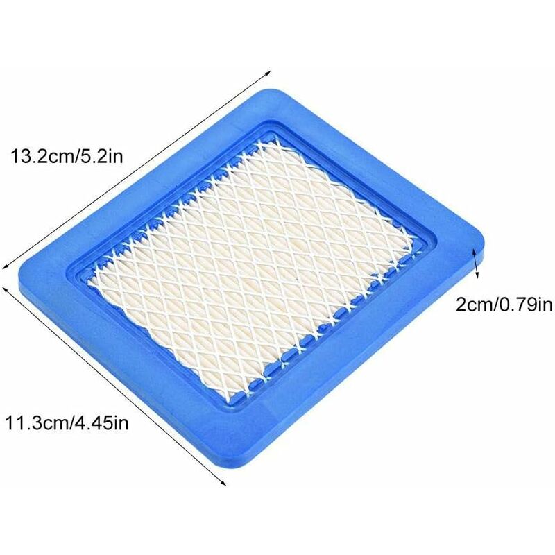 Briggs Stratton 491588 Air Filter - 5-pack Replacement Filters for Lawn Mowers