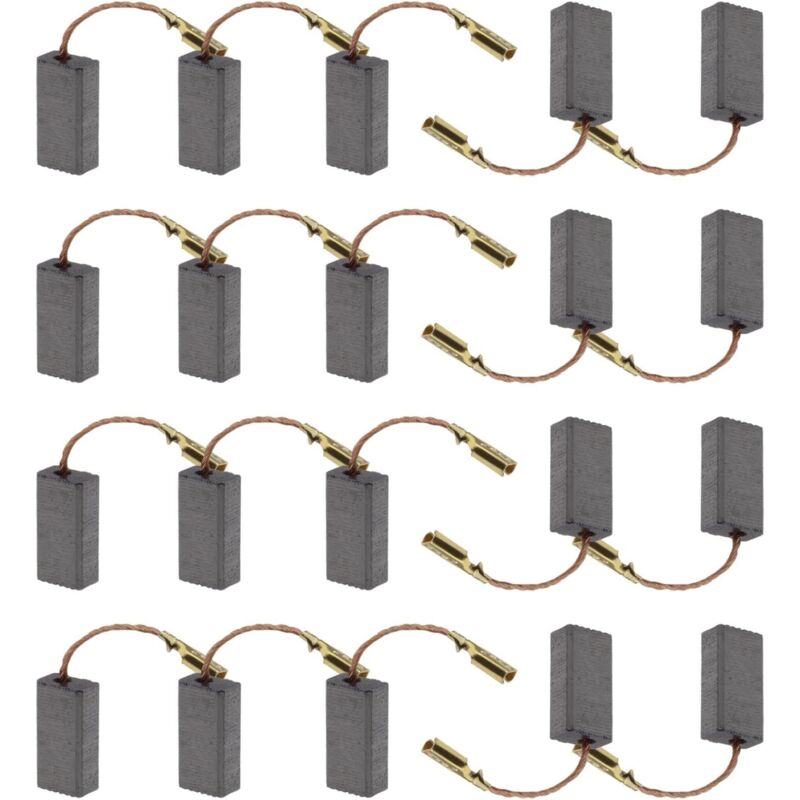 20pcs Carbon Brushes for Angle Grinder Compatible with Bosch Replacement Repair Power Tool Spare Part 15x8x5mm