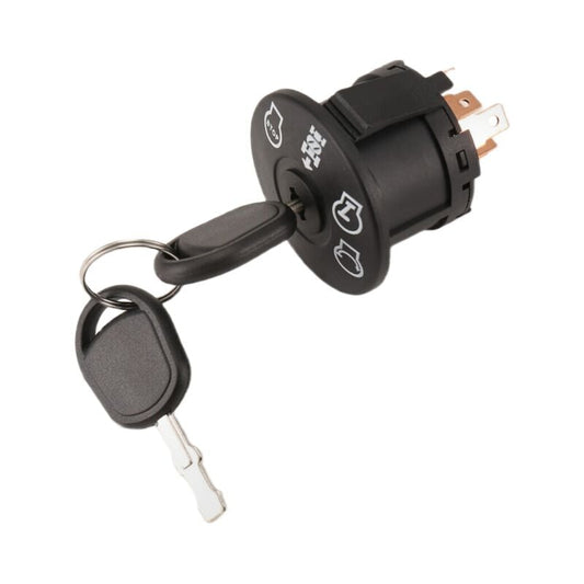 4-position ignition lock with key for riding lawn mower tractor 193350 532193350