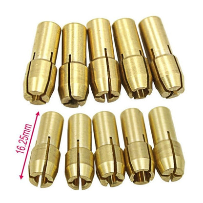 10 Pack Electric Grinder, 3 Jaw Brass Drill Chuck, 2.0mm