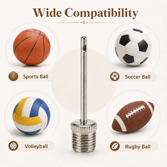 40pcs Ball Pump Needles, Stainless Steel Air Inflation Needle Kit with Storage Box for Basketball Football Soccer Ball