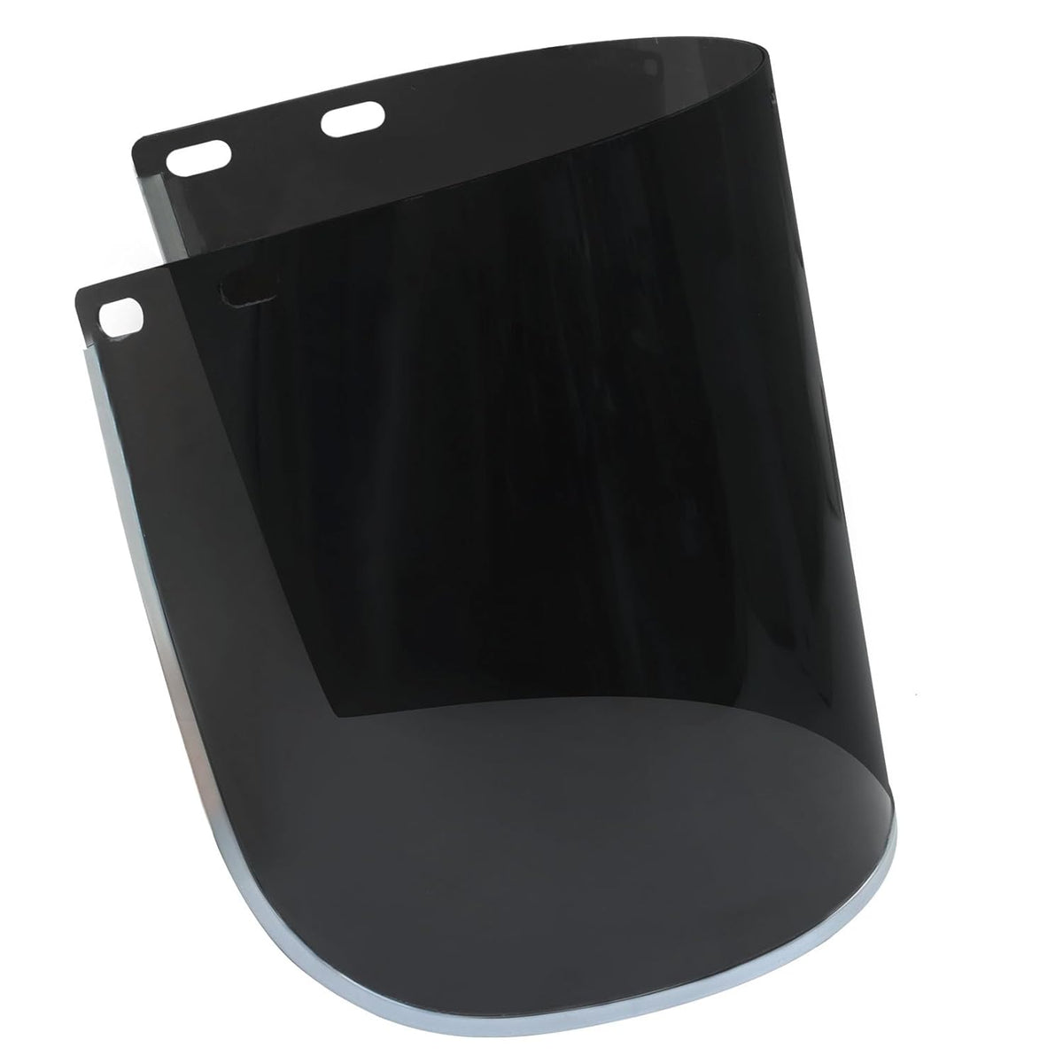 1 Pack Face Shield Replacement Lens, 15.5" x 8" Polycarbonate Protective Safety Visor Replacement, Impact-resistant Face Shield for Welding/Grinding/DIY/Cosplay Helmet (Black)