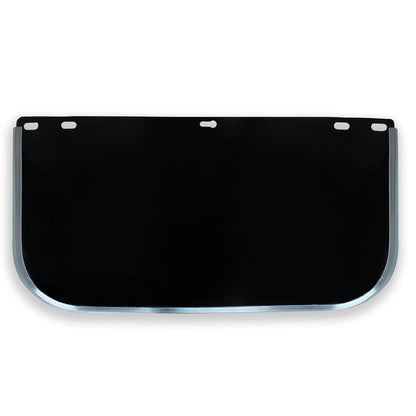 1 Pack Face Shield Replacement Lens, 15.5" x 8" Polycarbonate Protective Safety Visor Replacement, Impact-resistant Face Shield for Welding/Grinding/DIY/Cosplay Helmet (Black)