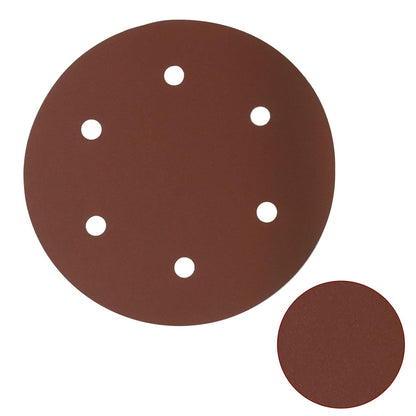15 Pack 9 Inch 6 Hole Sanding Discs, 180 Grit Hook and Loop Sandpaper, Drywall Sanding Pads for Drywall Sander/Home Improvement Enthusiasts