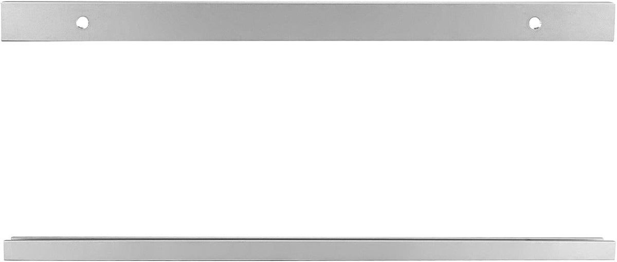 Aluminum T Track, 2 Pack 12 Inch Universal Double Cut Profile T Track, with Predrilled Mounting Holes and Screws, Woodworking and Fixtures, for Drill Press Table, Router Table