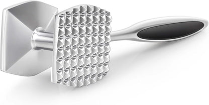 Meat Tenderizer Hammer Tool Pounder For Tenderizing Steak Beef Poultry, Heavy Duty Dual-Sided Mallet with Soft Grip Handle - Multifunctional Kitchen Beater for Chicken,Fish, Baking
