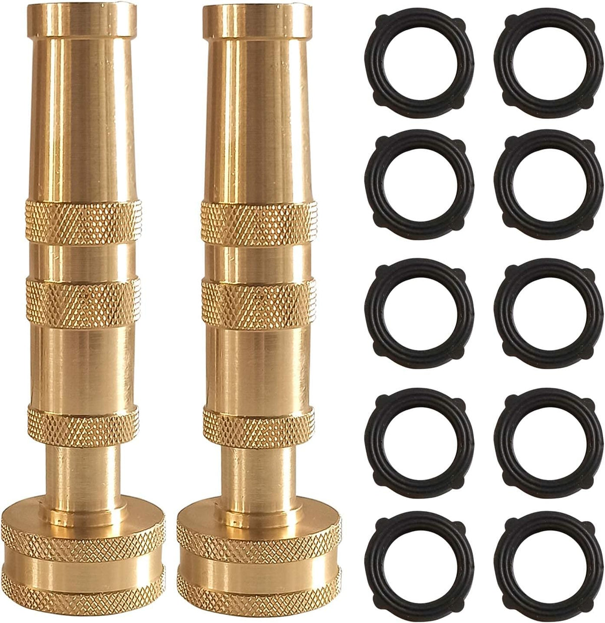 4" Twist Hose Nozzle + 2 Way Hose Splitter with Hose Extension