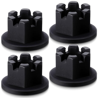 4 Pcs 501110 Rotary Cutter Castle Nut Compatible with King Kutter Rotary Cutter Gearbox 1"-14 Fine Thread