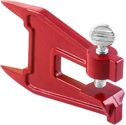 Chainsaw Stump Vise, 2 Pack Chainsaw Sharpening Accessory, Chainsaw Filing Vise, for Sharpening Saw Chain, Red