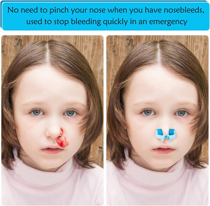 Nose Stop Clips Nasal Nose Stopper Clips Plastic Foam for Emergency or Accident