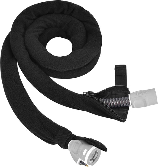 iGuerburn 6ft 4in CPAP Hose Cover for ResMed Airsense 11 & 10 ClimateLineAir Heated Tubing, Full-Length Zipper CPAP Tube Cover Sleeve Reduces Condensation & Noise, Cat Proof