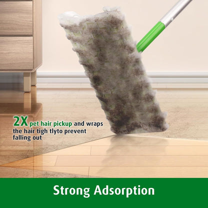 1 Handle with 30 Count Duster Reill or Swier Duster + 30 Count Dry Sweeping Pads Reill or Swier Sweep and Mop