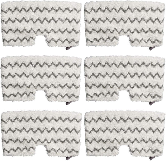 6 Pack Steam Mop Pads Replacement or Shark Steam Pocket Mops S3501 S3601 S3972BRN S3550 S3801 S3901 S3601D S3801CO S3901D S3455K S2902 SE450 SE460