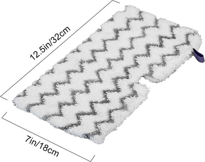 6 Pack S3501 S3601 Steam Mop Replacement Pads or Shark S3501 S3601 S3550 S3801 S3901 S3601D S3801CO S3901D S3455K S2902 SE450 Steam and Scrub Pocket Mop Steamer Pads Washable