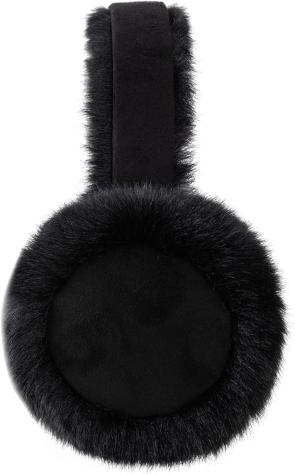 Ear Mus or Winter Women, Water Resistant Suedette and aux ur Warm Earmus oldable Outdoor Ear Warmers or Women Girls