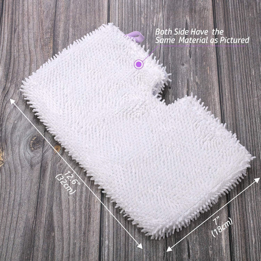 2 Pack + 2 Pack Replacement Microiber Mop Pad or Shark Steam Pocket Mops S3500 Series S3501 S3601 S3550 S3901 S3801 SE450 S3801CO S3601D (2 Sot mop pad+2 scrubby mop pad)