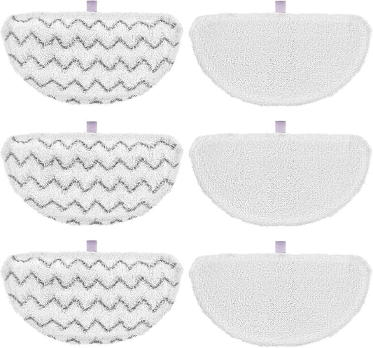 6 Pack 1940 or Bissell Steam Mop Pads or Bissell Powerresh Steam Mop 1806 1544 1440 2075A 2685A 1940W 19404 Series, Model 19402 19408 1940a 1940 1940q 1940t B0006 B0017, Part #5938#203-2633