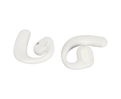 Language Translator Earbuds Multifunction Noise Reduction 144 Kinds Languages Real Time Translation Headphone White