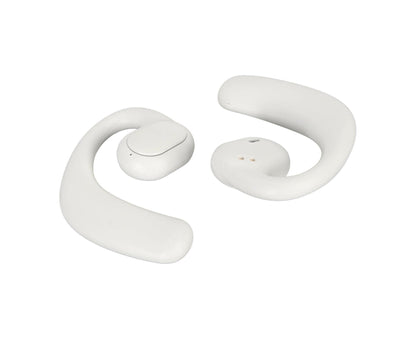 Language Translator Earbuds Multifunction Noise Reduction 144 Kinds Languages Real Time Translation Headphone White