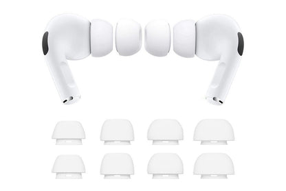 4 Pairs Replacement Ear Tips For AirPods Pro 2nd 1st Generation With Portable Storage Box