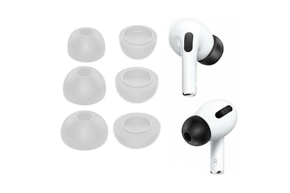 Replacement Ear Tips for AirPods Pro Memory Foam Ear Buds Anti-Slip Eartips with Portable Storage Box -Gray