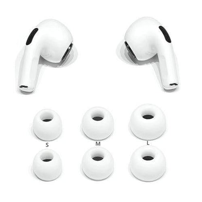 Replacement Ear Tips for AirPods Pro Memory Foam Ear Buds Anti-Slip Eartips with Portable Storage Box -Gray