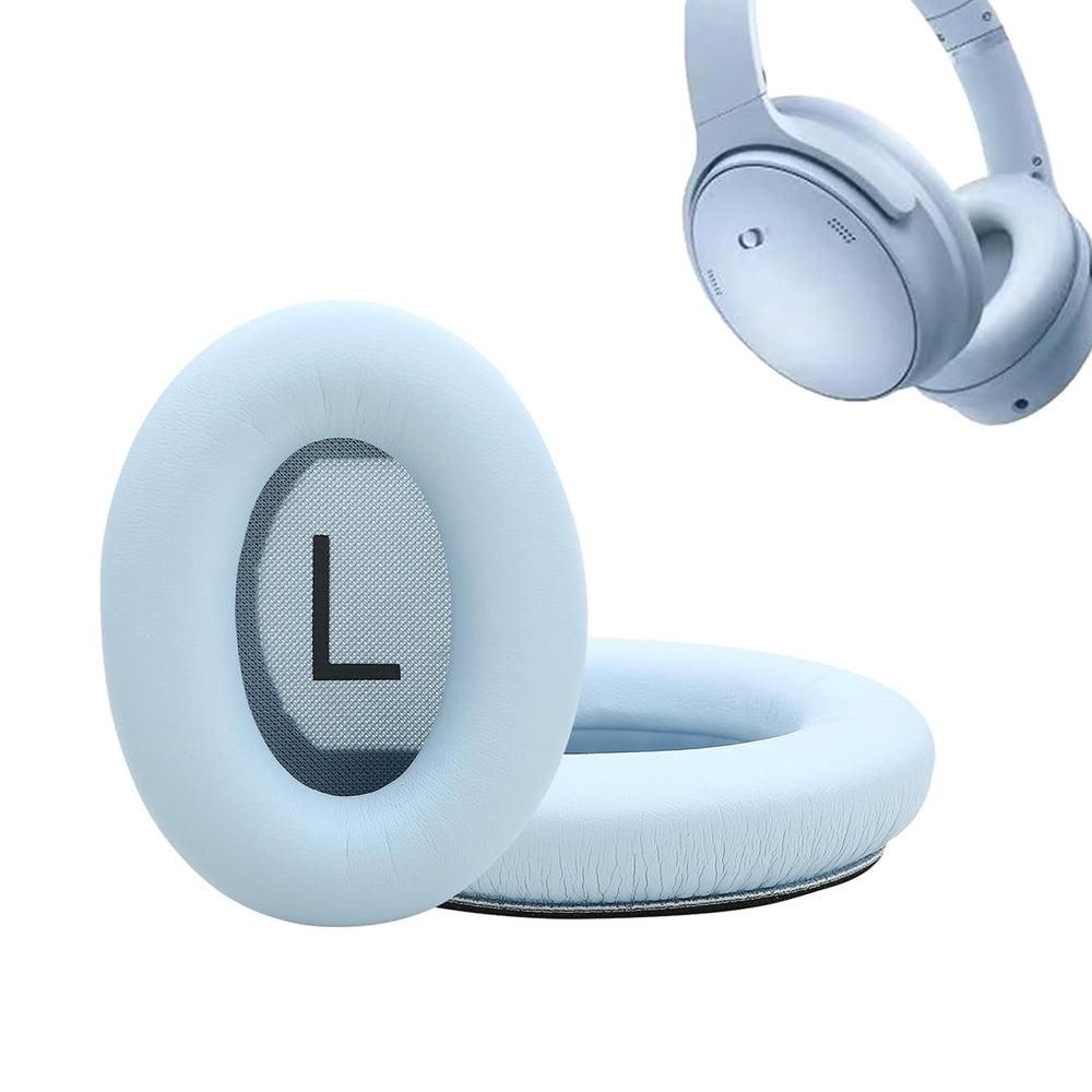 Pair of Replacement Ear Pads for Bose QC45 Headphone Ear Cushions White