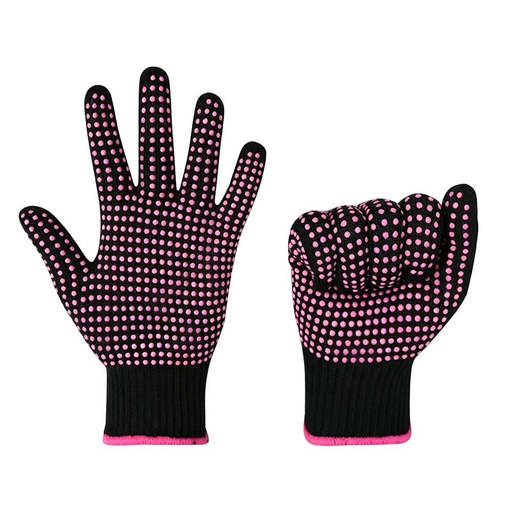 2 Pack Heat-Resistant Styling Gloves for Curling Irons and Hot Brushes