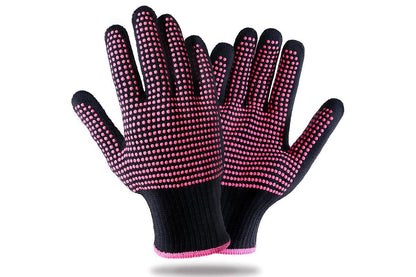 2 Pack Heat-Resistant Styling Gloves for Curling Irons and Hot Brushes