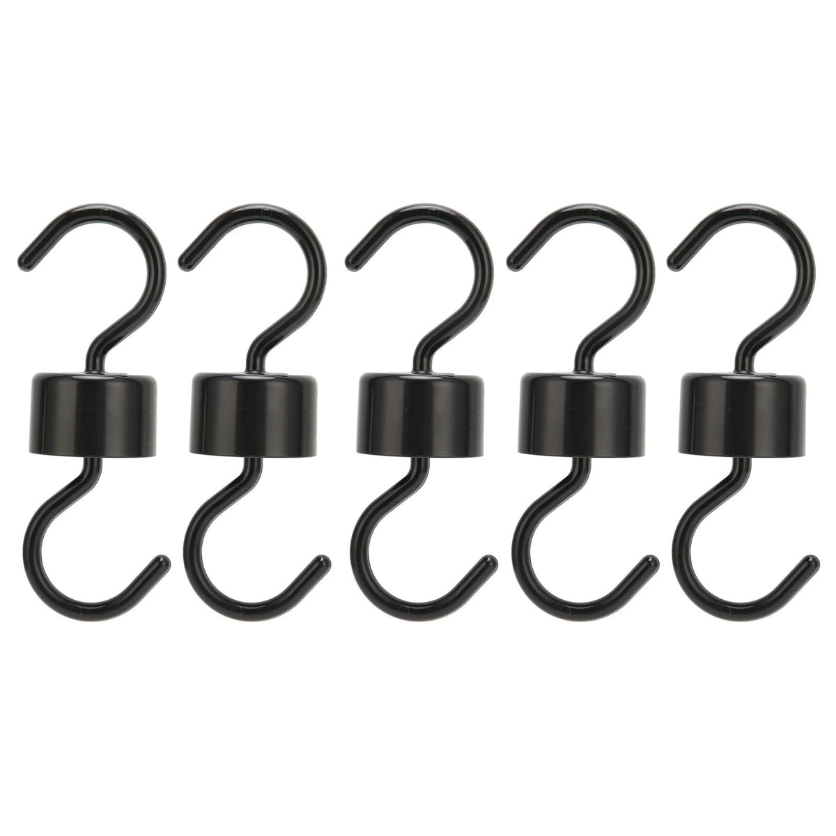 5Pcs Bird Feeder Hooks Black ABS Sturdy Easy Install Beautiful Ant Prevention Hooks for Garden