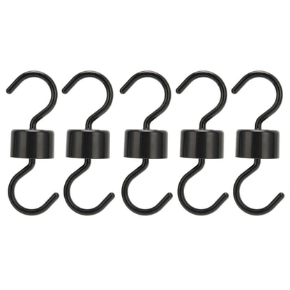 5Pcs Bird Feeder Hooks Black ABS Sturdy Easy Install Beautiful Ant Prevention Hooks for Garden