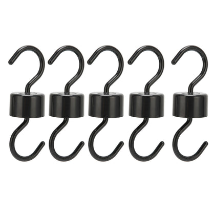 5Pcs Bird Feeder Hooks Black ABS Sturdy Easy Install Beautiful Ant Prevention Hooks for Garden