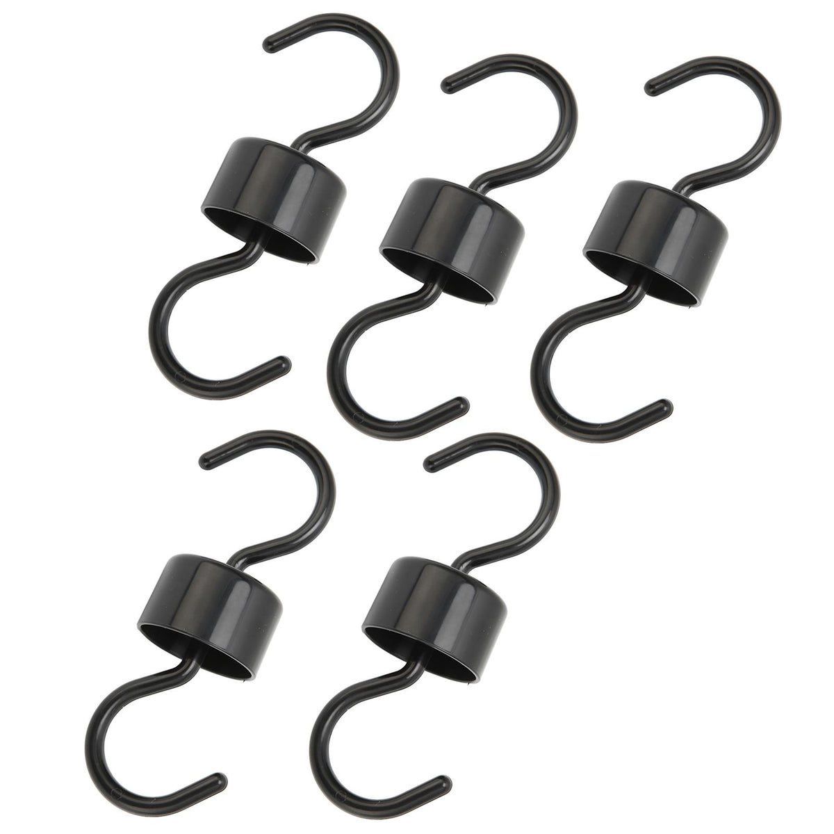 5Pcs Bird Feeder Hooks Black ABS Sturdy Easy Install Beautiful Ant Prevention Hooks for Garden