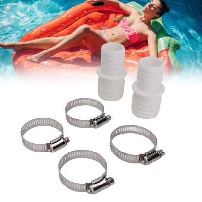 32mm Hose Coupling Pool Hose Adapter with Hose Clamp Hose Adapter Replacement for Pangea Tech