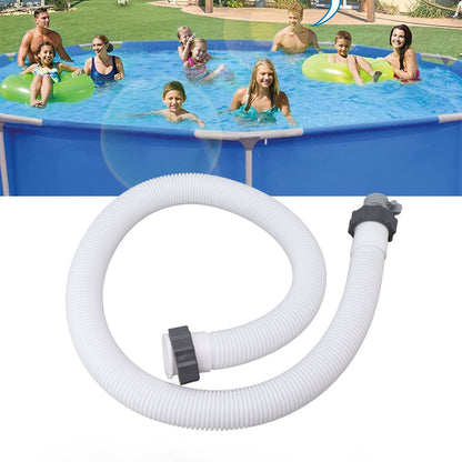 1.5in Diameter 59in Long Accessory Pool Pump Replacement Hose Filter Pump Hose Includes 1 Hose Adapter