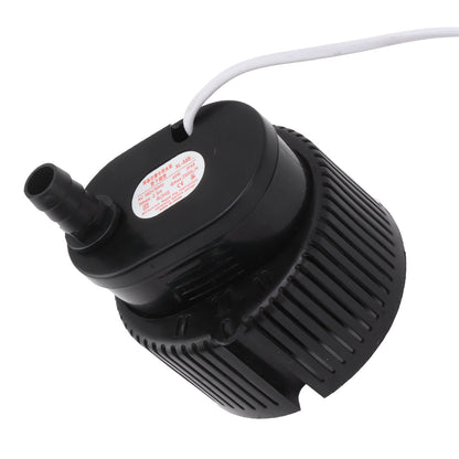 Submersible Pump 45W 380V Low Noise Stable Output Plastic Casing Quiet Water Pump for Garden Aquarium Fountain