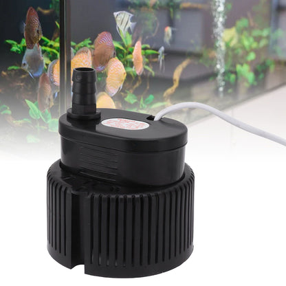 Submersible Pump 45W 380V Low Noise Stable Output Plastic Casing Quiet Water Pump for Garden Aquarium Fountain