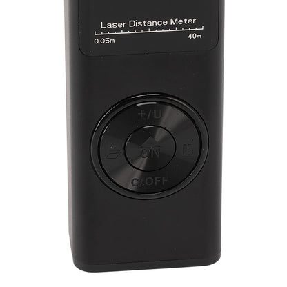 Laser Distance Meter High Accuracy Rechargeable 131ft Handheld Rangefinder with Electronic Level for Area Volume